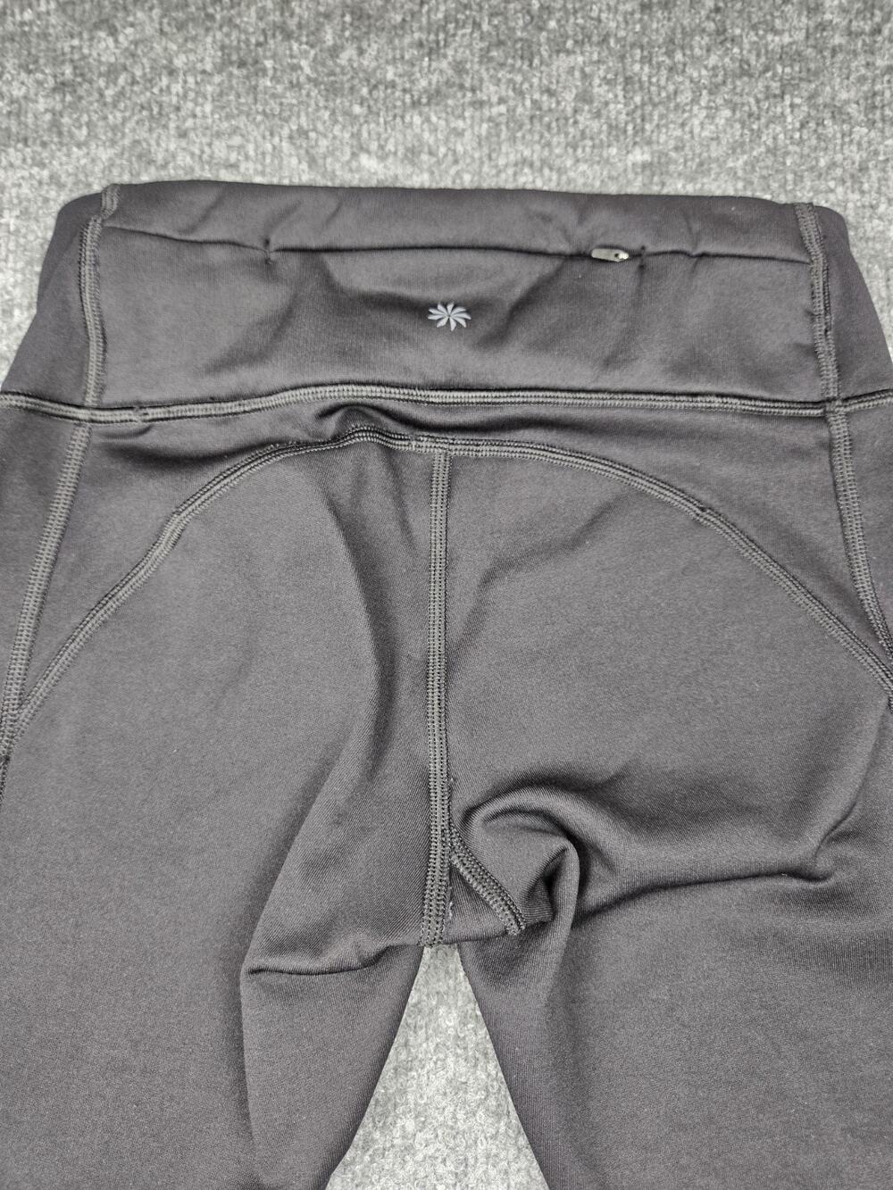 Athleta Ultimate Stash XS Tight Womens Black High Rise Pocket Leggings #1045